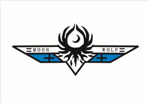 鳴月文訊團團徽--月升碧海鳳鳴蒼天徽