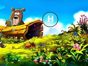 小熊找字母 小熊找字母