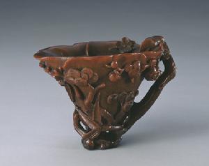 故宮館藏雕刻賞析---犀角雕