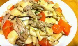 家常杏鮑菇炒肉 家常杏鮑菇炒肉