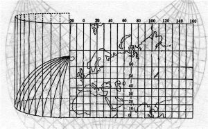 普通多圓錐投影 普通多圓錐投影