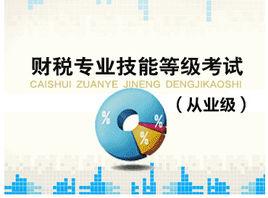 財稅專業技能等級考試 財稅專業技能等級考試