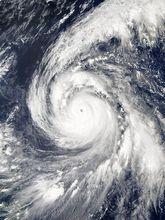 超強颱風康妮 衛星雲圖