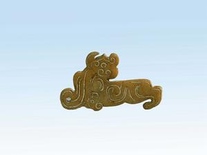 西周透雕琥形佩 西周透雕琥形佩