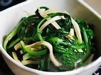 薺菜炒乾絲 薺菜炒乾絲