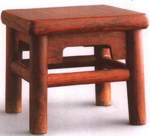明黃花梨無束腰小方凳 明黃花梨無束腰小方凳