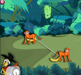 小猴子分香蕉 小猴子分香蕉