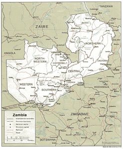 尚比亞行政區劃