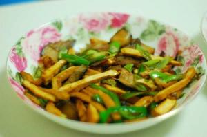 大蔥炒豆乾 大蔥炒豆乾