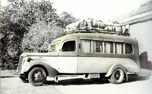 美赫巴巴藍車旅行所使用的藍車