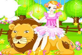 少女和獅子 少女和獅子