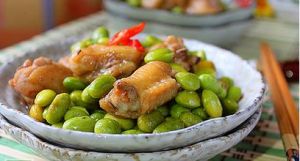 毛豆炒雞翅 毛豆炒雞翅