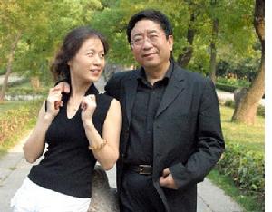 （圖）余秋雨與妻子馬蘭