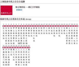 上海公交張南專線 上海公交張南專線