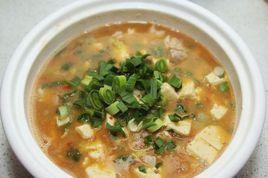 腦花燉豆腐 腦花燉豆腐