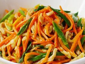 甜醬炒雞絲 甜醬炒雞絲