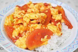 番茄炒蛋蓋澆飯 番茄炒蛋蓋澆飯