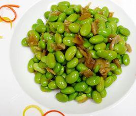 鹹菜毛豆 鹹菜毛豆