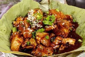 荷葉蒸排骨 荷葉蒸排骨