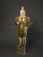 唐三彩武士俑