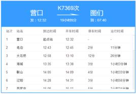 K7369次次列車 K7369次次列車
