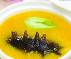 金米煲海參 金米煲海參