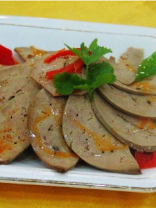 涼拌豬肝 涼拌豬肝