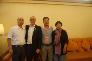 訪法國凡爾賽市旅遊文化部長Guillaume Bacquet先生和歐洲華人旅遊業聯合總會會長石恆余