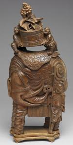 竹雕象尊 竹雕象尊