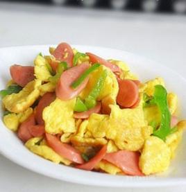 尖椒火腿炒雞蛋 尖椒火腿炒雞蛋