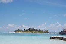 印度洋上的馬爾地夫島