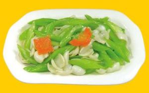 西洋芹拌百合 西洋芹拌百合