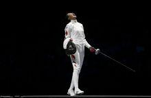 孫玉潔在比賽中