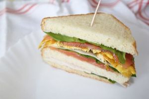 三文魚三明治 三文魚三明治