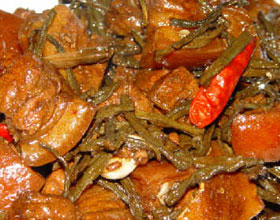 乾豇豆煮肉 乾豇豆煮肉