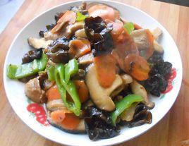 香菇黑木耳炒肉片 香菇黑木耳炒肉片