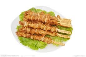 美味烤雞肉串 美味烤雞肉串