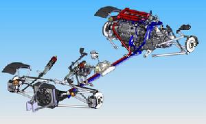 （圖）Ariel原子跑車發動機、變速器、懸架和制動系統