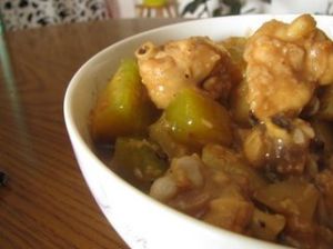 南瓜燉雞翅 南瓜燉雞翅