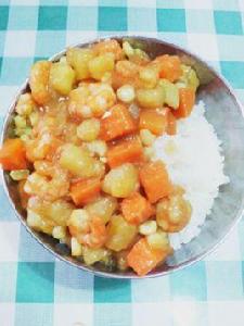 咖喱蝦仁飯 咖喱蝦仁飯