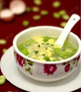 百合冰糖蛋花湯 百合冰糖蛋花湯