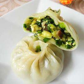 韭菜蒸包 韭菜蒸包