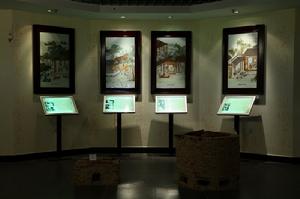 第五幅：博物館一樓《陶冶圖說》瓷板