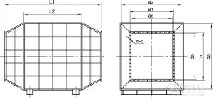 除塵風機消聲器（消音器）方接口