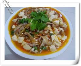 紅燒平菇豆腐 紅燒平菇豆腐