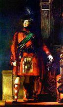 穿上蘇格蘭裙的喬治四世