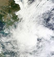 熱帶低壓 衛星雲圖