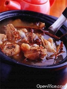 青頭菌燉雞 青頭菌燉雞