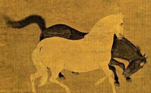 傳唐韓乾猿馬圖 傳唐韓乾猿馬圖