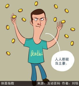 體面指數從側面反映出你的生活夠不夠光鮮，夠不夠“土豪”